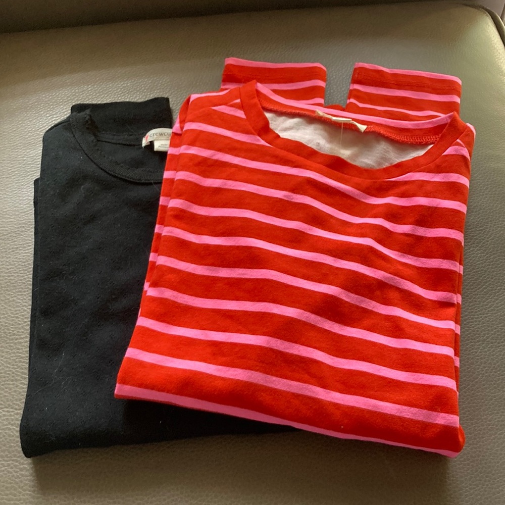 Lot of 2 Crewcuts kids Size 10/Large long sleeve shirts